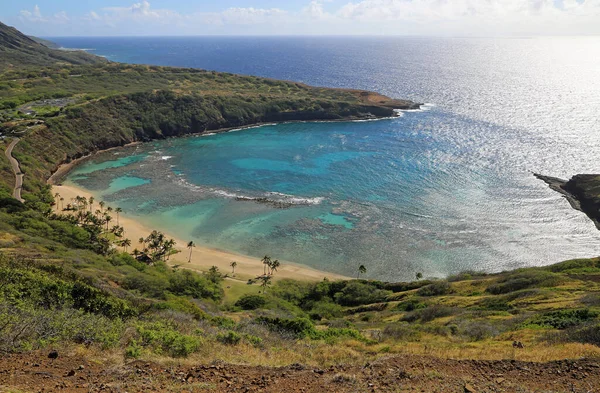 Der Strand Und Das Licht Hanauma Bay Oahu Hawaii — Stockfoto