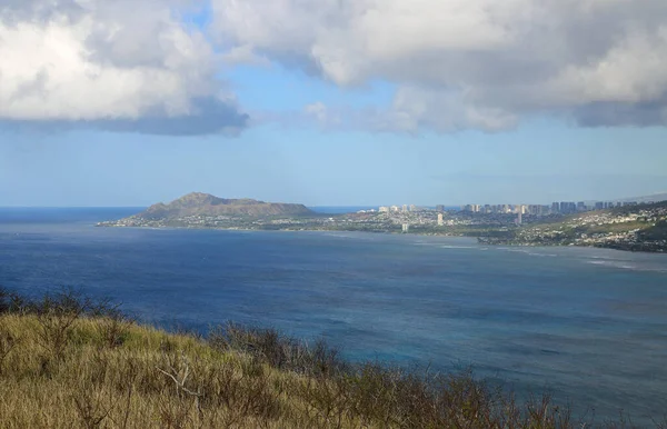 Diamond Head Honolulu Cume Oahu Havaí — Fotografia de Stock