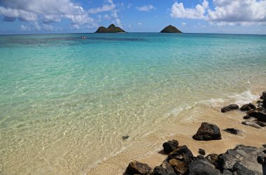 Lanikai 'de kayak - Oahu, Hawaii