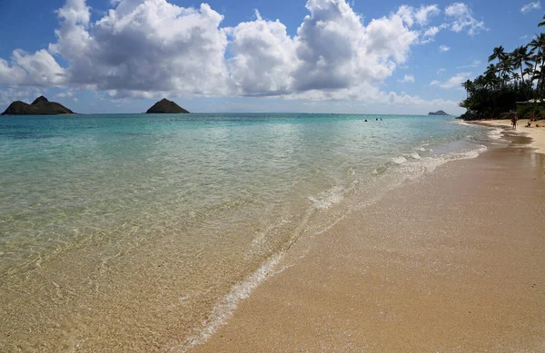 Landscape Lanikai Beach Oahu Hawaii — Stock Photo, Image