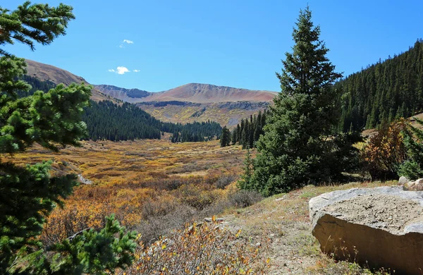 Paisagem Vale Montanhas Rochosas Colorado — Fotografia de Stock