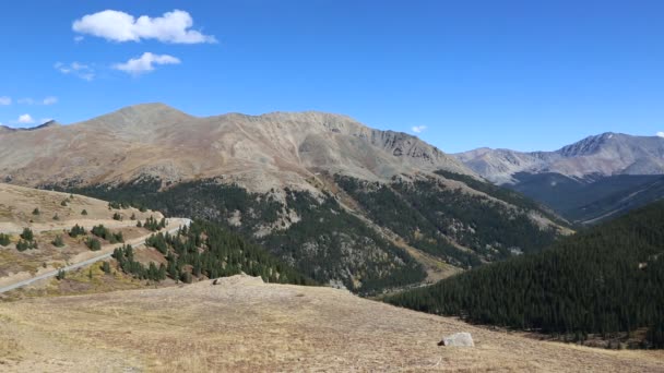 Vista Independence Pass Colorado — Vídeo de Stock