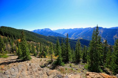Aspen Dağı 'ndan manzara, Rocky Dağları, Colorado