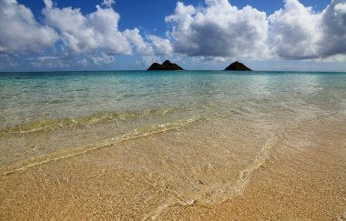 Lanikai plajı - Kailua, Oahu, Hawaii