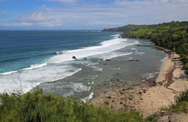 Poelua Körfezi - Maui kıyısı, Hawaii