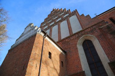 Bydgoszcz Katedrali Batı Cephesi - St Martin ve St Nicholas Katedrali - Bydgoszcz, Polonya