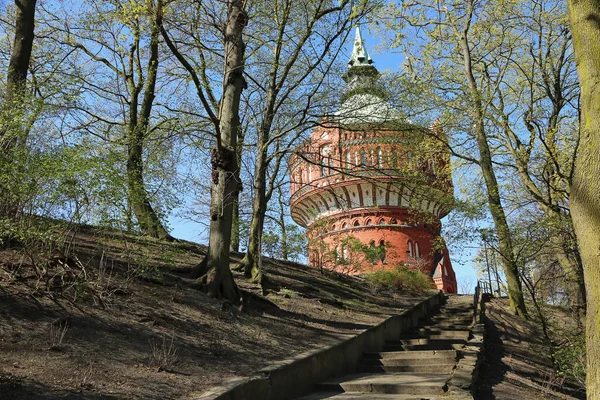 Escalade Château Eau Bydgoszcz Pologne — Photo