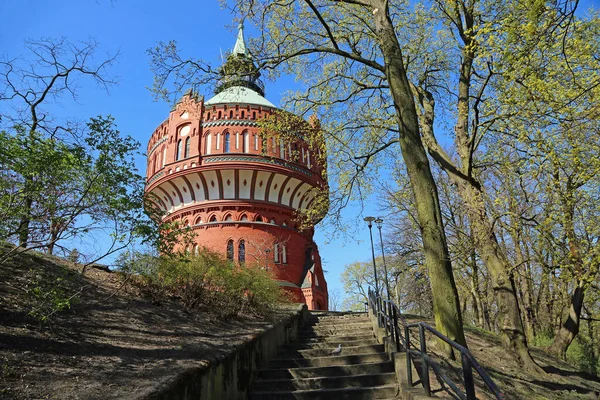Wieża Ciśnień Wzgórzu Dąbrowskim Bydgoszcz Polska — Zdjęcie stockowe