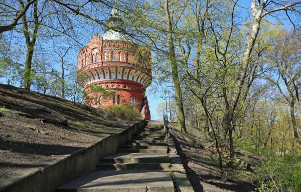 Escaliers Menant Château Eau Bydgoszcz Pologne — Photo