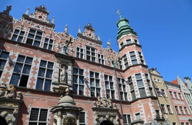 Büyük Cephanelik Cephesi - 17. yüzyıl - Gdansk, Polonya