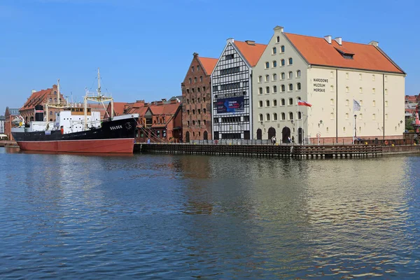 View National Maritime Museum Gdansk Poland — Stock Photo, Image