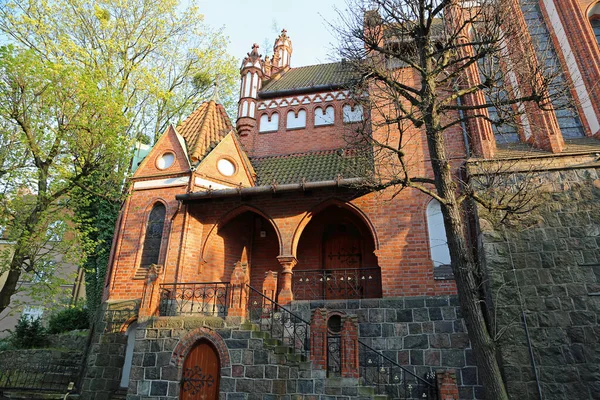 Seitenansicht Der Garnisonskirche George Sopot Polen — Stockfoto