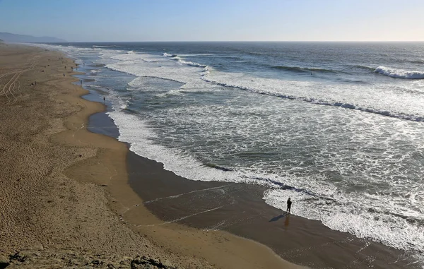 ロマンチックなオーシャンビーチ カリフォルニア州サンフランシスコ — ストック写真