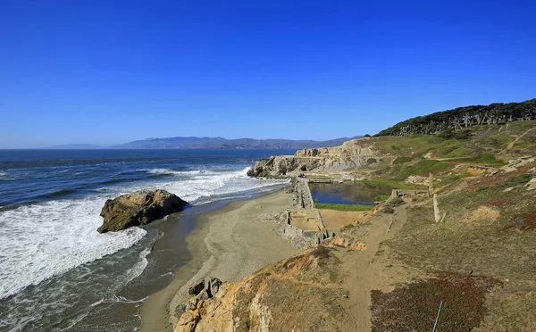 Panorama Com Sutro Banhos Ruínas San Francisco Califórnia — Fotografia de Stock