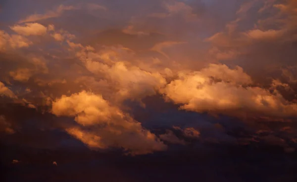 Nuvole Alla Luce Del Tramonto Dakota Del Sud — Foto Stock