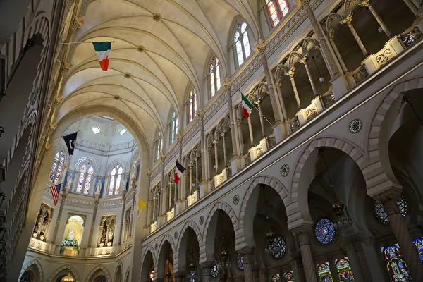 Inuti Obefläckad Avlelse Jesuit Church New Orleans Louisiana — Stockfoto