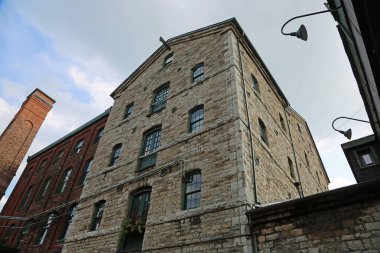 Toronto, Ontario, Kanada Damıtma Bölgesi 'ndeki sanayi binası.