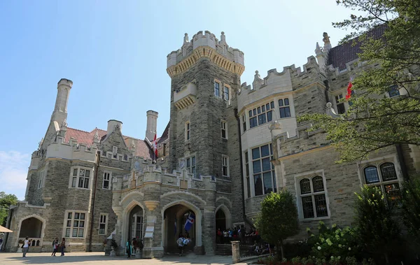 Bejárat Casa Loma 1914 Toronto Kanada — Stock Fotó