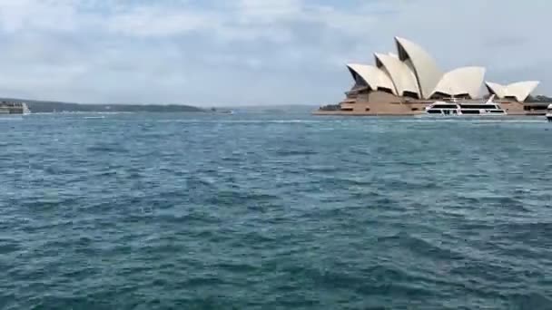 Waterverkeer Sydney Time Lapse Sydney Australië — Stockvideo