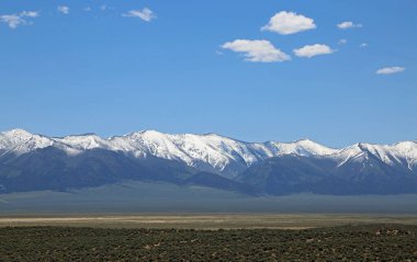 Toiyabe Sıradağları - Nevada 'daki Mt. Airy zirvesinden manzara
