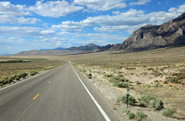 Traveling Egan Range Die Einsamste Straße Amerikas Nevada — Stockfoto