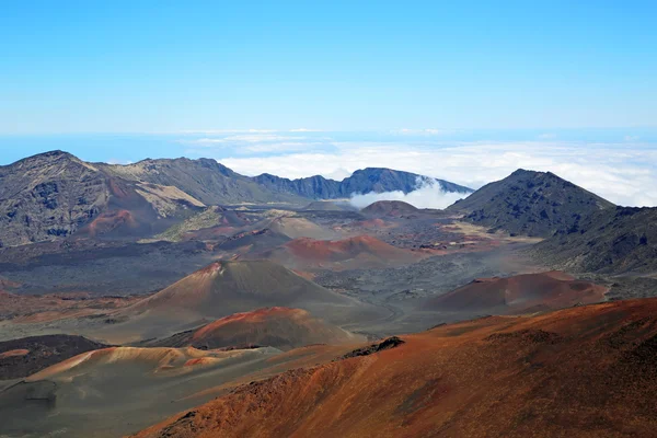 Paisagem dentro da cratera Haleakala — Fotografia de Stock