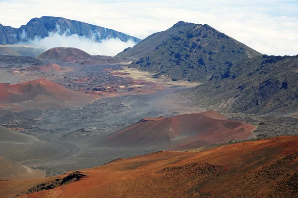 Declive sul da cratera Haleakala — Fotografia de Stock