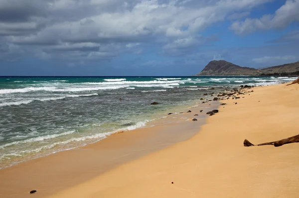Számok Beach és Nyugat Oahu partján — Stock Fotó
