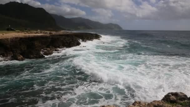 夏威夷的最西部点 Sp — 图库视频影像