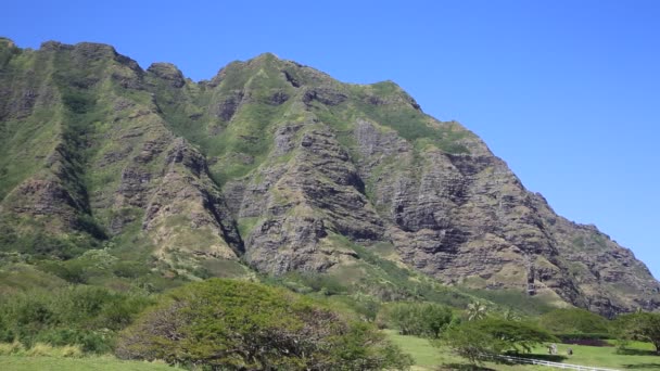Falaises orientales du ranch Kualoa 