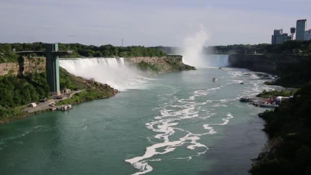 Niagara řeka - Usa/Kanada — Stock video