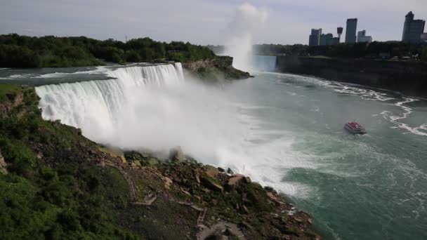 Rzeka Niagara i upadki — Wideo stockowe