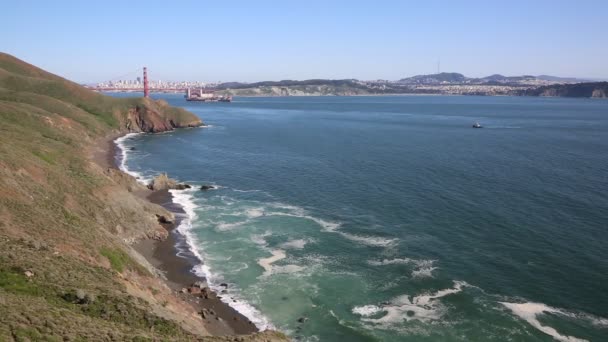 Estrecho Golden Gate — Vídeos de Stock