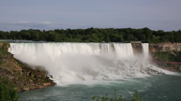 Amerikanische Niagarafälle — Stockvideo