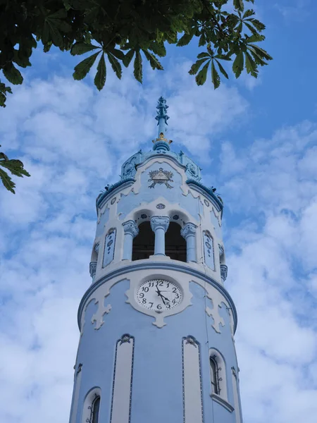 Church Elizabeth Tower Commonly Known Blue Church Bratislava Slovakia — Fotografia de Stock