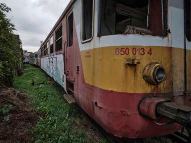 Eski tarihi tren istasyonu, Bratislava, Slovakya