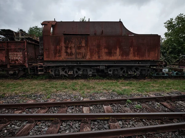 Antiguo Depósito Histórico Trenes Bratislava Eslovaquia —  Fotos de Stock