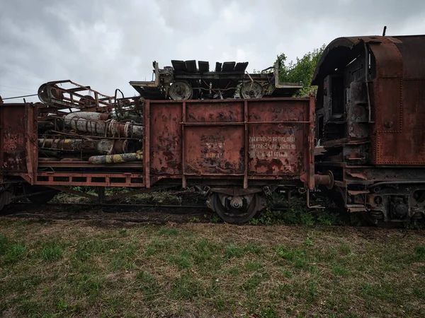 Old Historic Train Depot Bratislava Slovakia — Fotografia de Stock