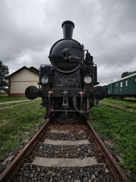 Antico Deposito Ferroviario Storico Bratislava Slovacchia Fotografia Stock