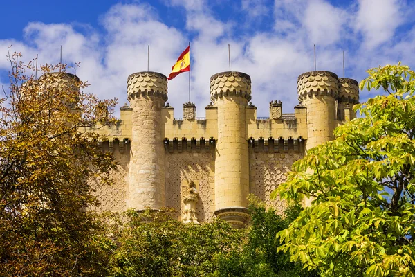 Alcázar van Segovia - het paleis en de vesting van de Spaanse koning — Stockfoto