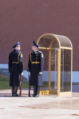 Moskova, Rusya-Nisan 12: Değişim Kre şeref kıtası