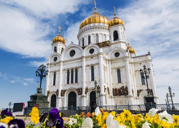 Christus de Verlosserkathedraal in Moskou, Rusland — Stockfoto