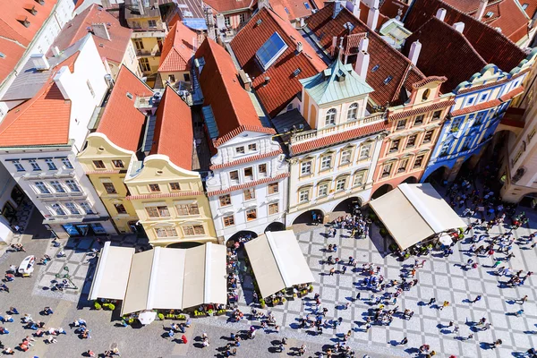 Altstadtplatz, Blick vom Rathaus, Tschechische Republik — Stockfoto