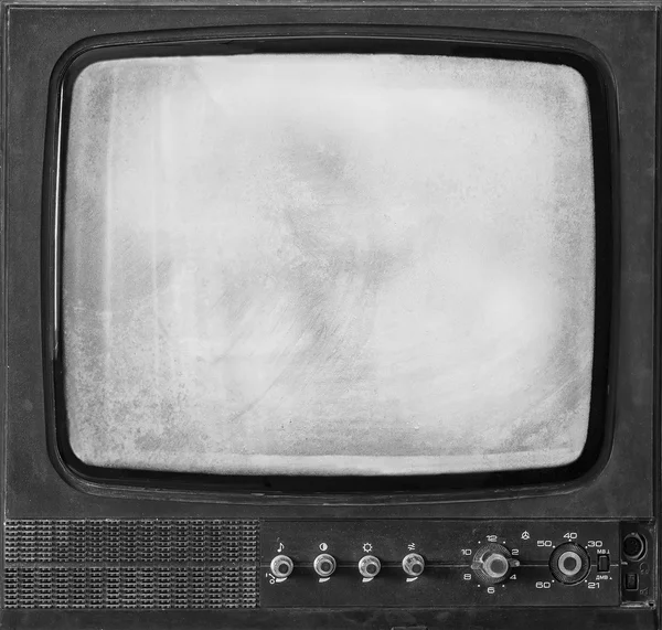 Un viejo televisor retro — Foto de Stock