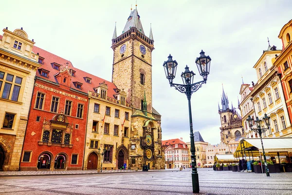 Plaza de la Ciudad en Praga, República Checa —  Fotos de Stock