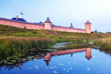 Suzdal Saint Euthymius Manastırı. Rusya'nın altın yüzük