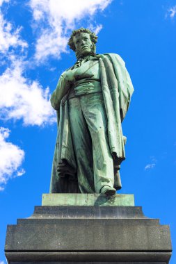 Moskova'da Puşkin bir anıt