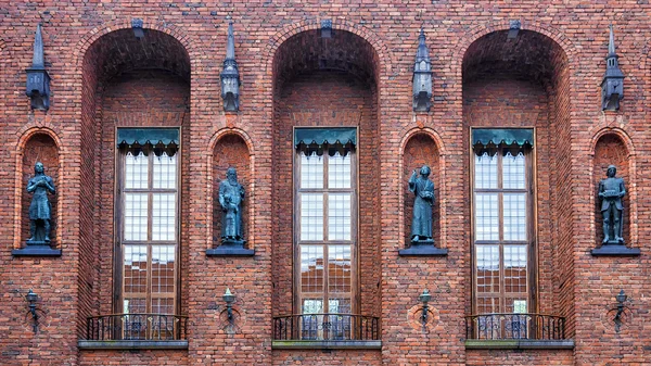 Фасад мерії в Стокгольмі, Швеція — стокове фото