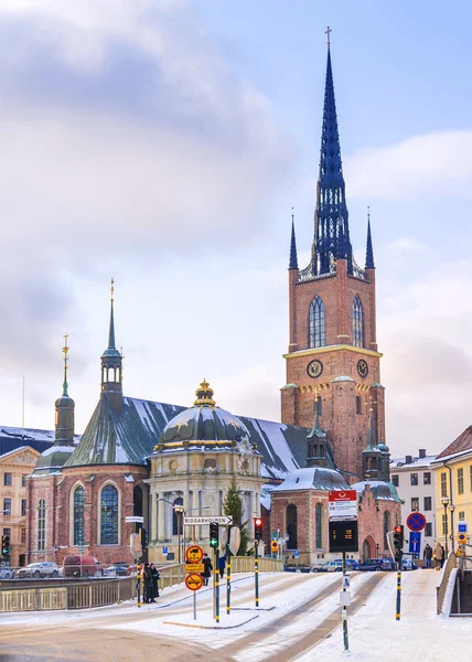 Kościół Riddarholmen w Sztokholmie, Szwecja — Zdjęcie stockowe