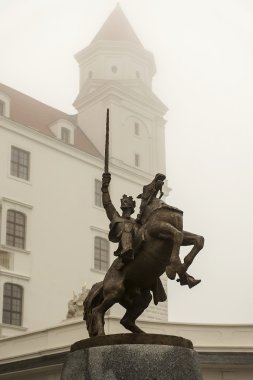 Kral Svjatopolka, Bratislava, Slovakya heykeli
